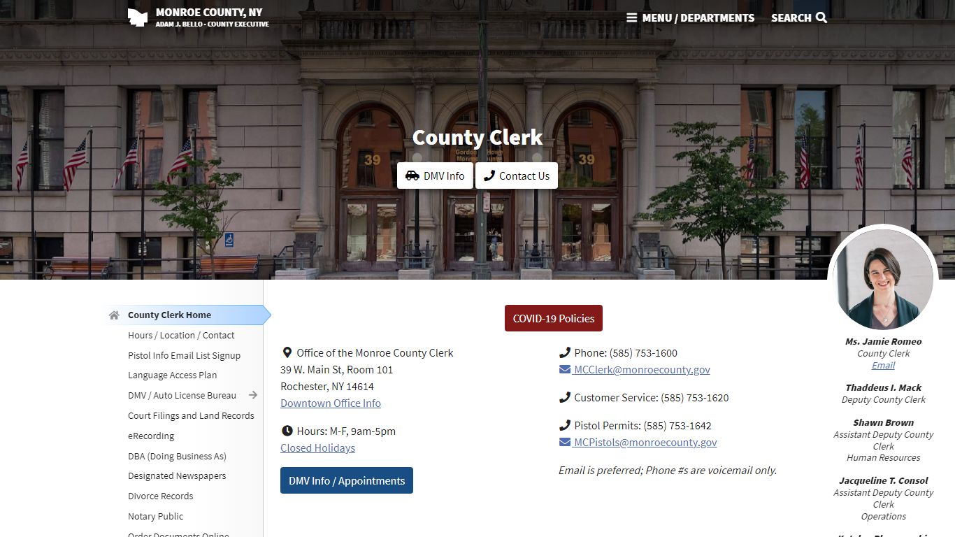 Monroe County Clerk | Monroe County, NY
